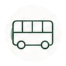 Access by bus icon