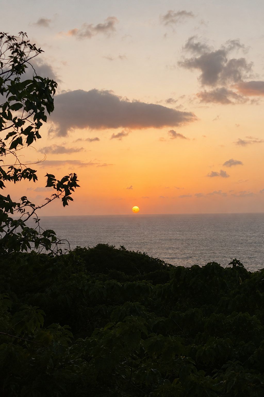 Sunset over Kouri Island Okinawa