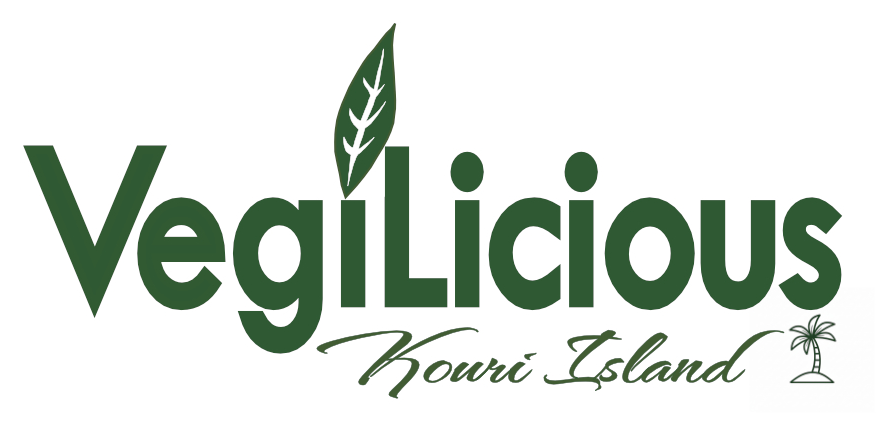 VegiLicious Kouri Island organic vegan stay logo