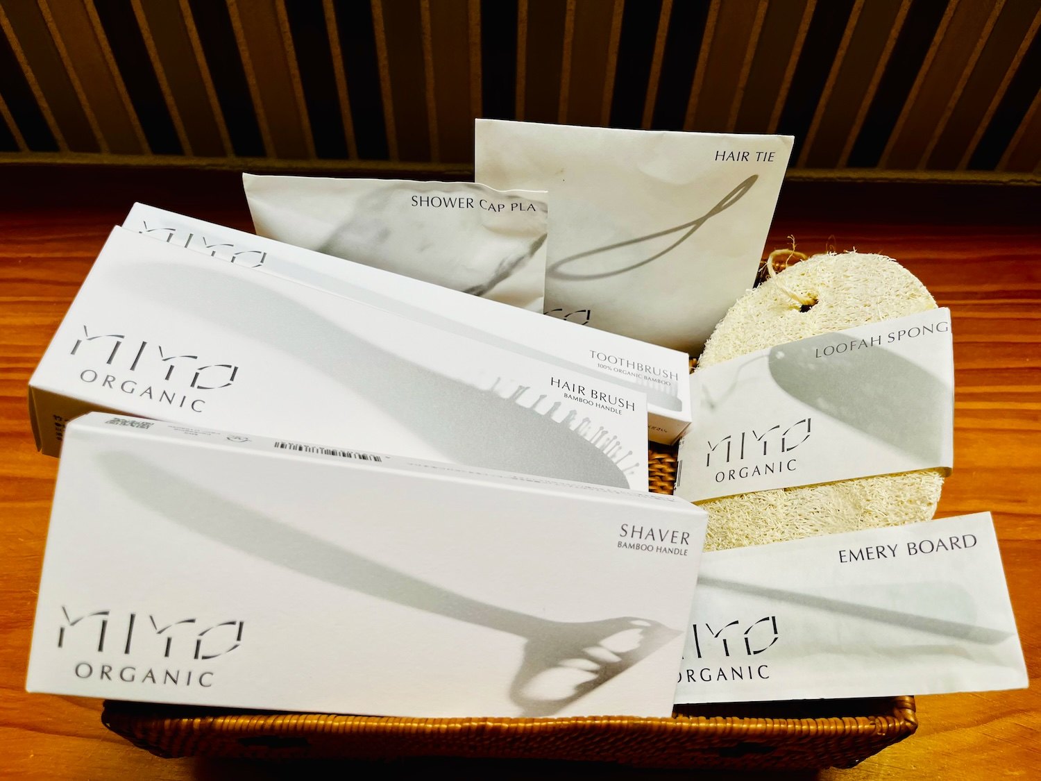 MiYO ORGANIC amenities