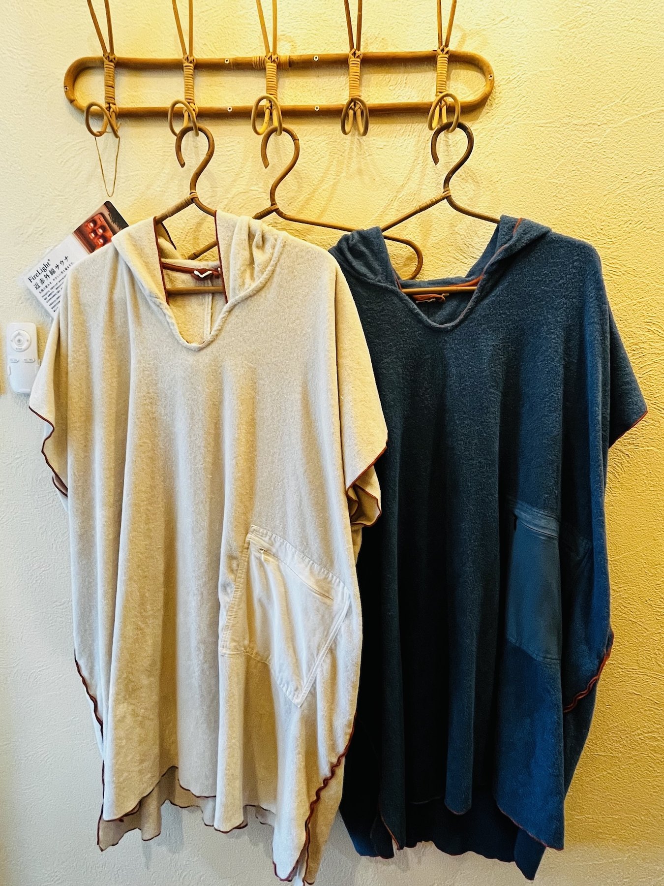 Organic cotton poncho