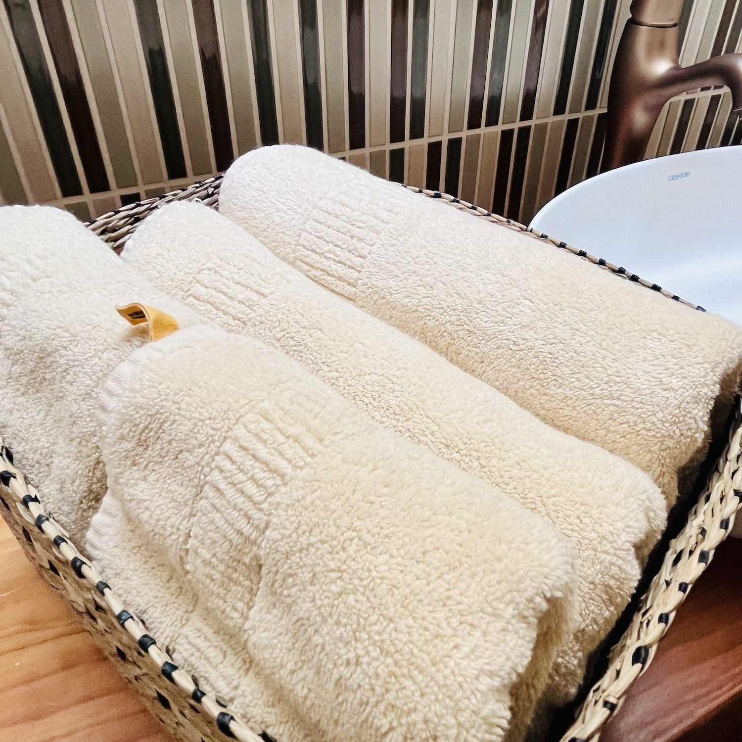 Organic cotton bedding and towels